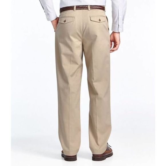 L.L.Bean Classic Fit Dress Chinos Pants - 37 - Picture 2 of 7